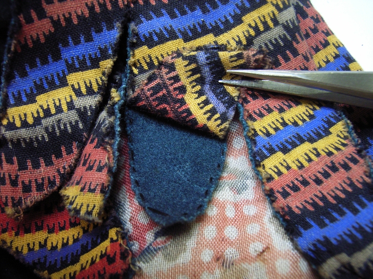 Manica sinistra prima del restauro